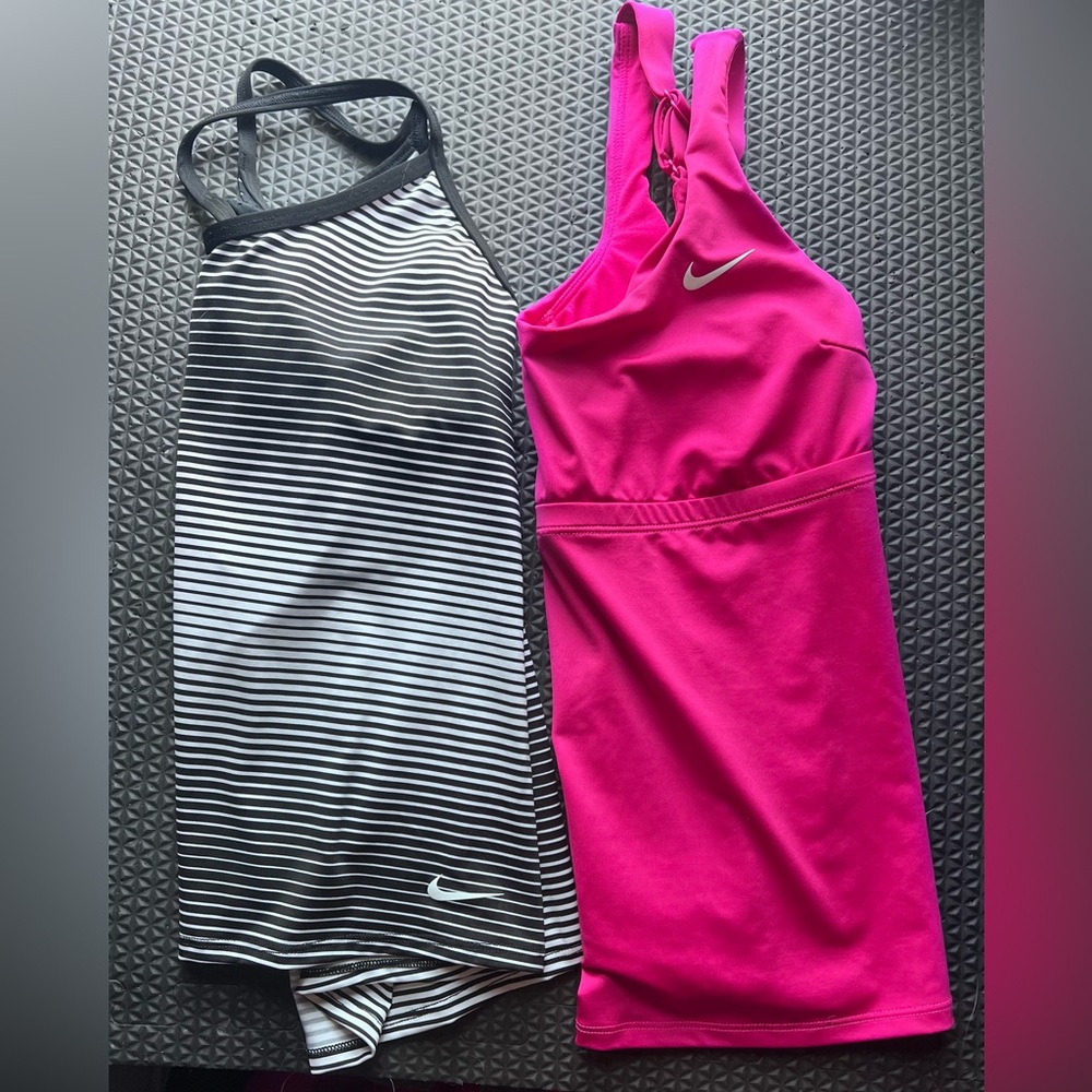 2- Nike size small Tankinis